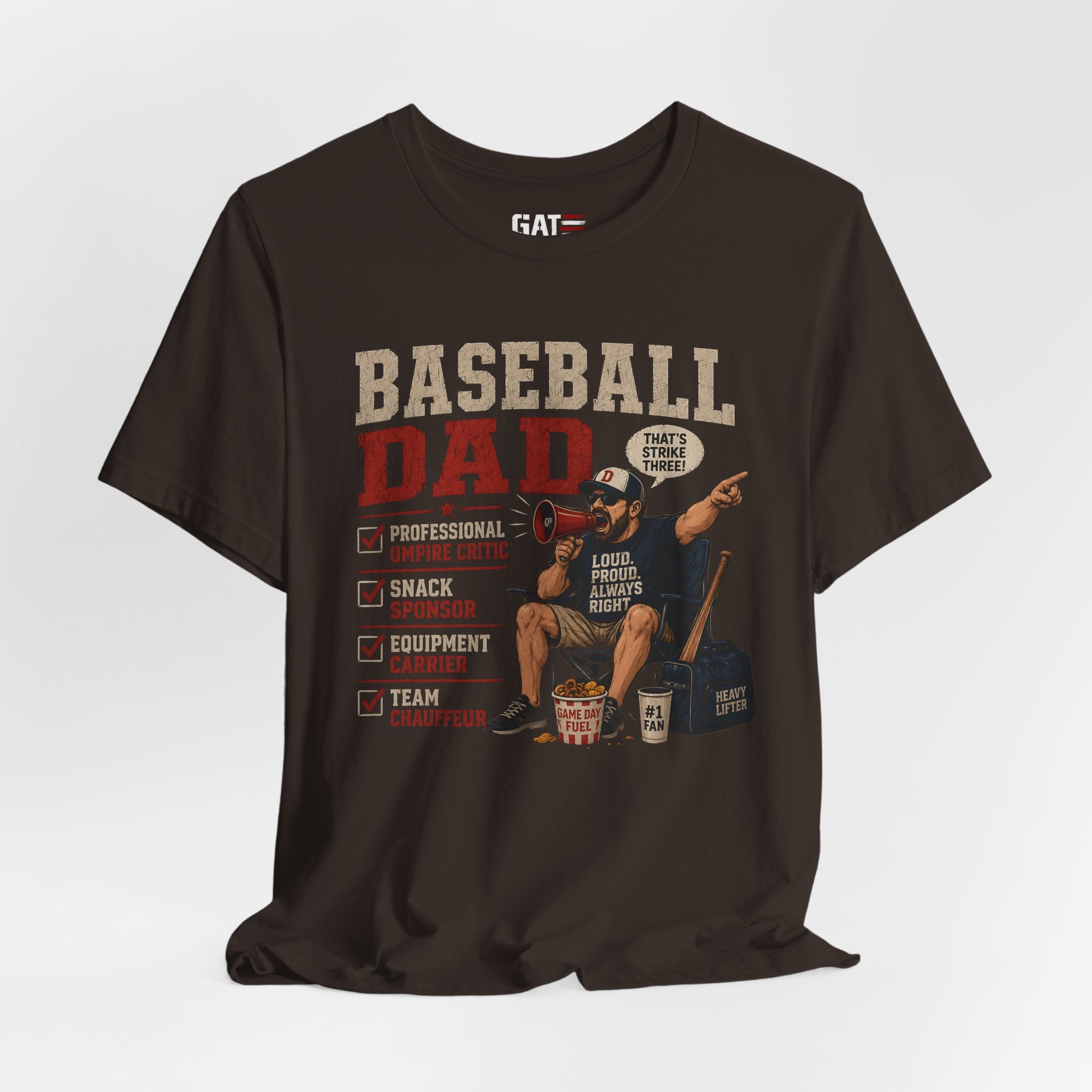 Baseball Dad Shirt, Funny Baseball Dad Gift, Travel Ball Dad Tee, Baseball Parent Shirt, Coach Dad Shirt, Game Day Dad Shirt
