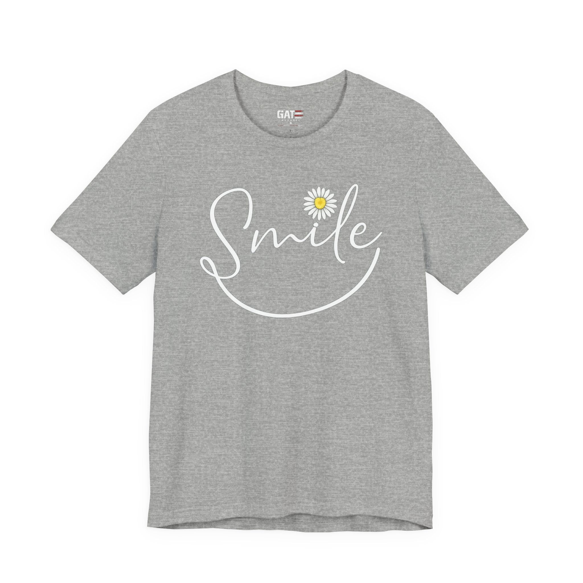 Smile Daisy Tee — Women's Floral Graphic T-Shirt