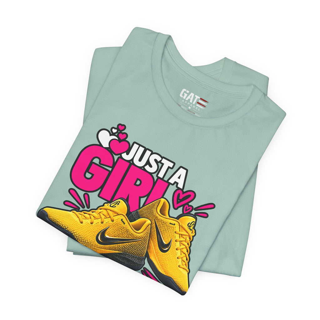 Caitlin Clark Caitlin 1s Just a Girl Sneaker Shirt | Style 3