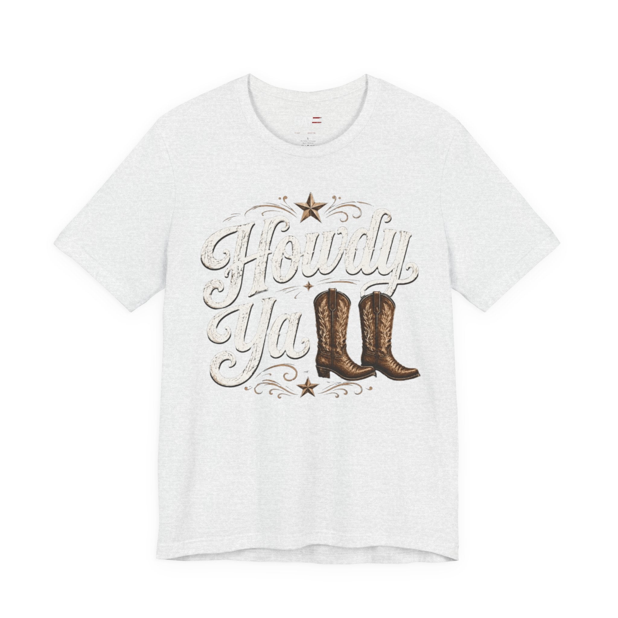 Howdy Ya Cowboy T‑Shirt – Western Boots Graphic Tee