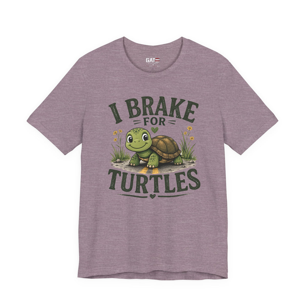 I Brake for Turtles Shirt | Funny Turtle Lover Tee