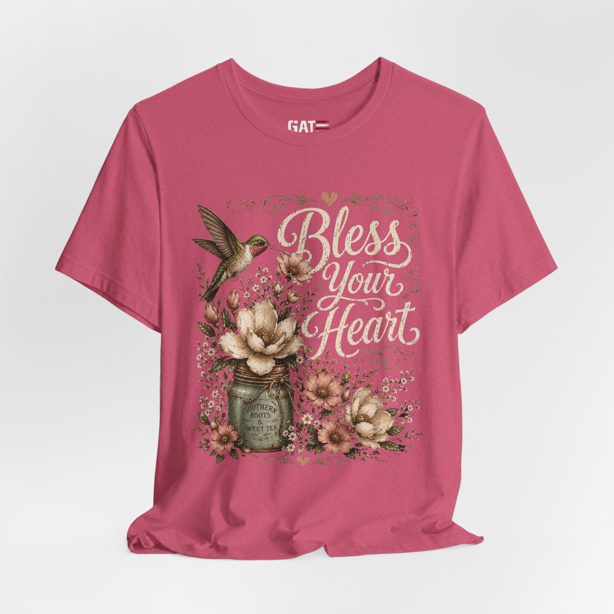 Funny Southern Shirt, Bless Your Heart Tee, Southern Humor Graphic Tee, Magnolia Floral Shirt, Country Girl Gift, Farmhouse Style Tee