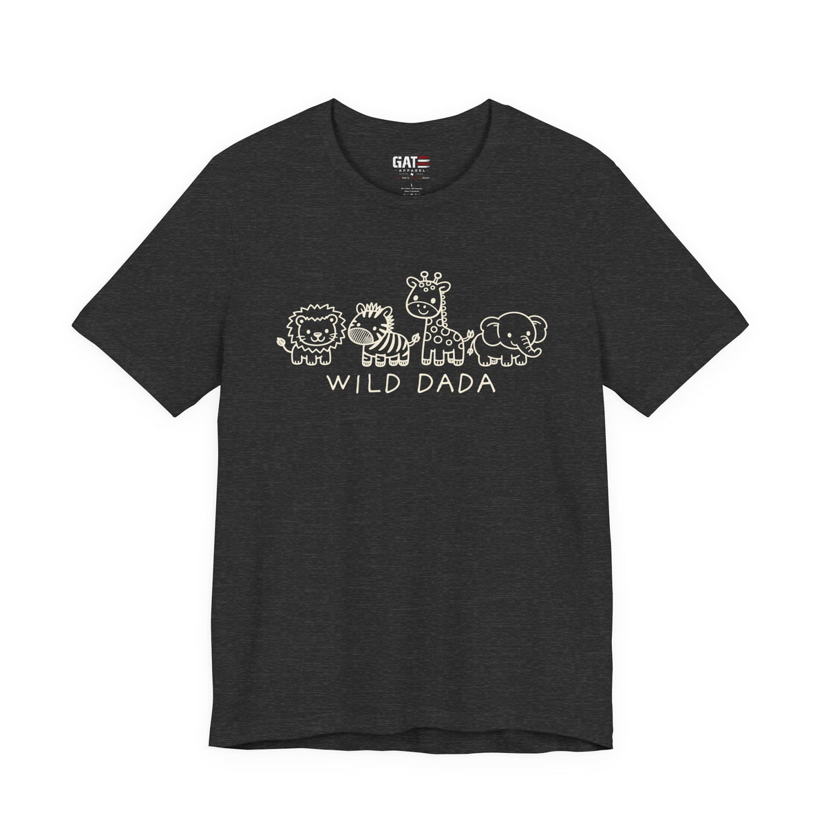 Wild Dada Safari Animal T-Shirt – Cute Graphic Tee for Dads - product image 5