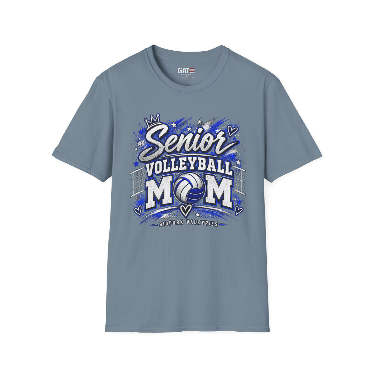 Senior Volleyball Mom Photo Shirt | Custom Team & Number