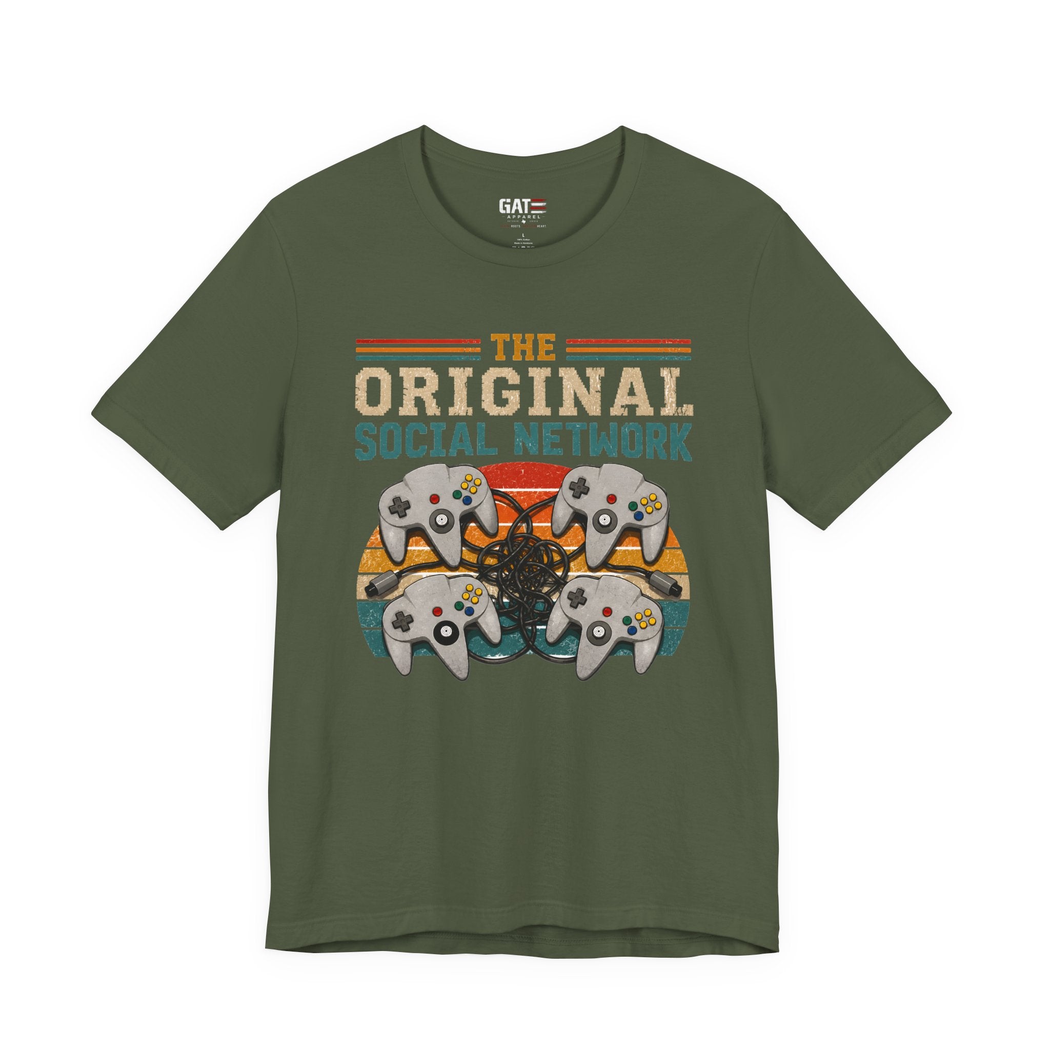 Original Social Network Shirt, Retro Gamer Shirt, N64 Inspired Gaming Tee, 90s Gamer Gift, Vintage Video Game Shirt