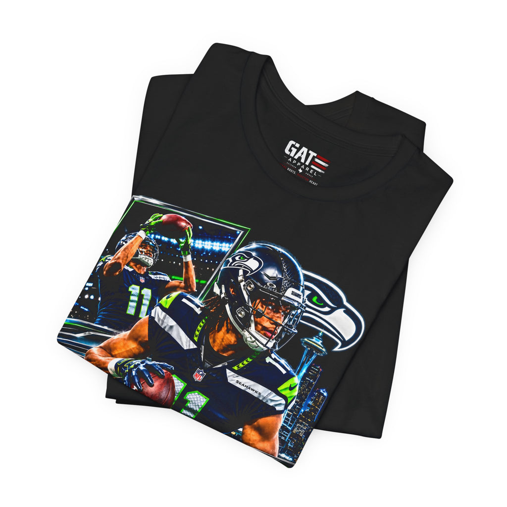 Jaxson Smith-Njigba Tee Retro Player Graphic T-Shirt