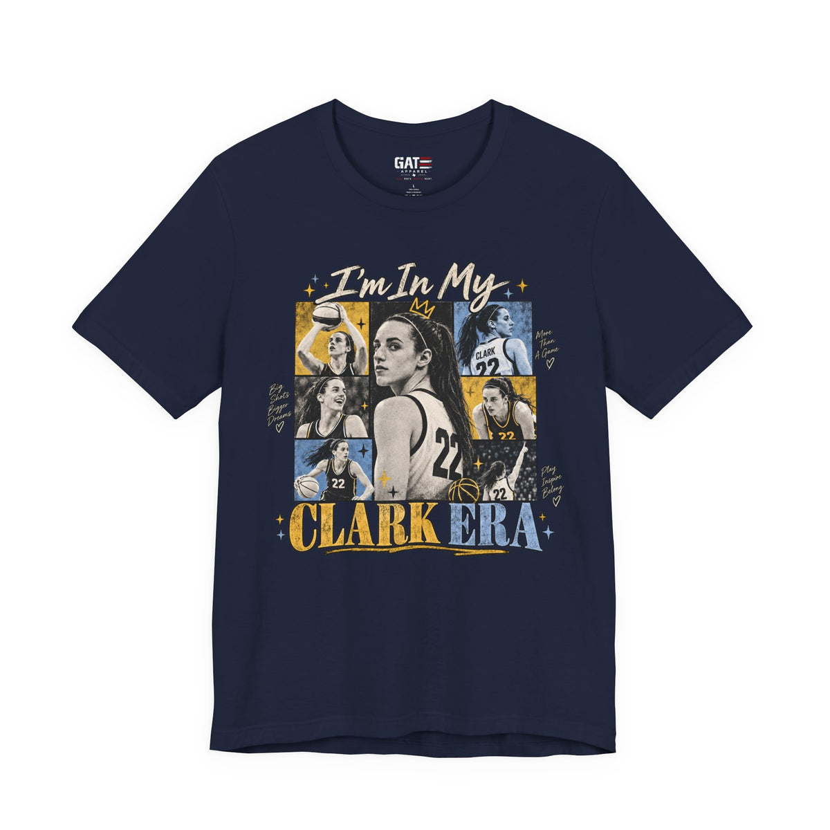 Caitlin Clark Era Retro Text Shirt | Indiana Fever WNBA Tee