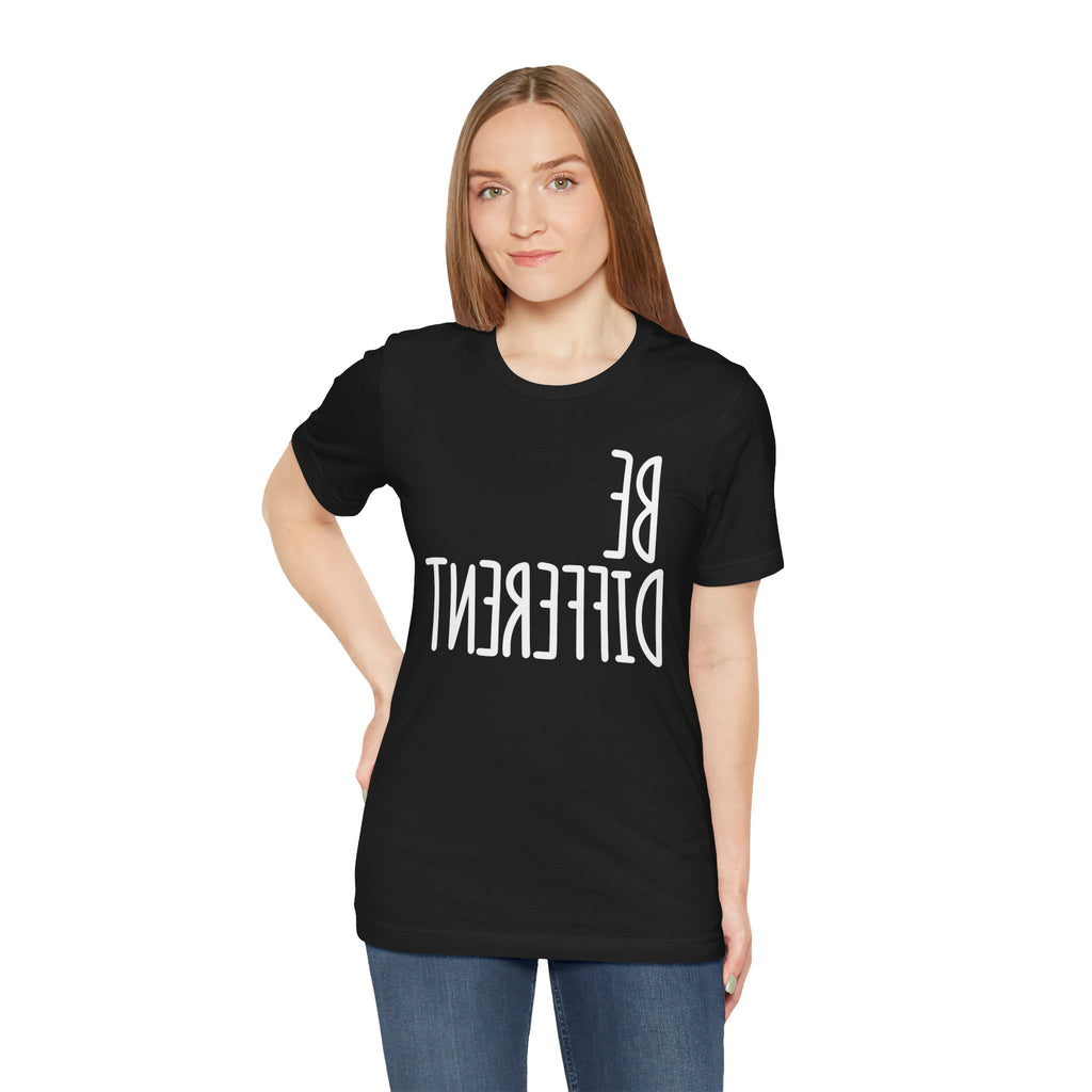 Be Different Upside Down Lettering Graphic T-Shirt - product image 18