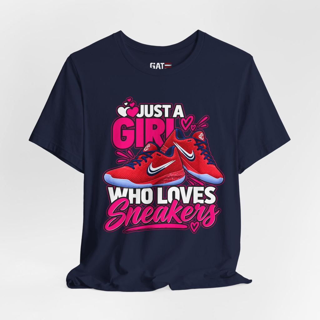 Caitlin Clark Caitlin 1s Just a Girl Sneaker Shirt | Style 2