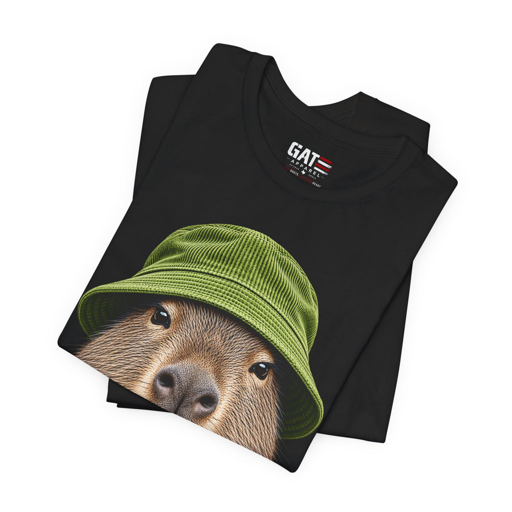 Capybara wearing a beanie graphic T-shirt - alternate product photo 16