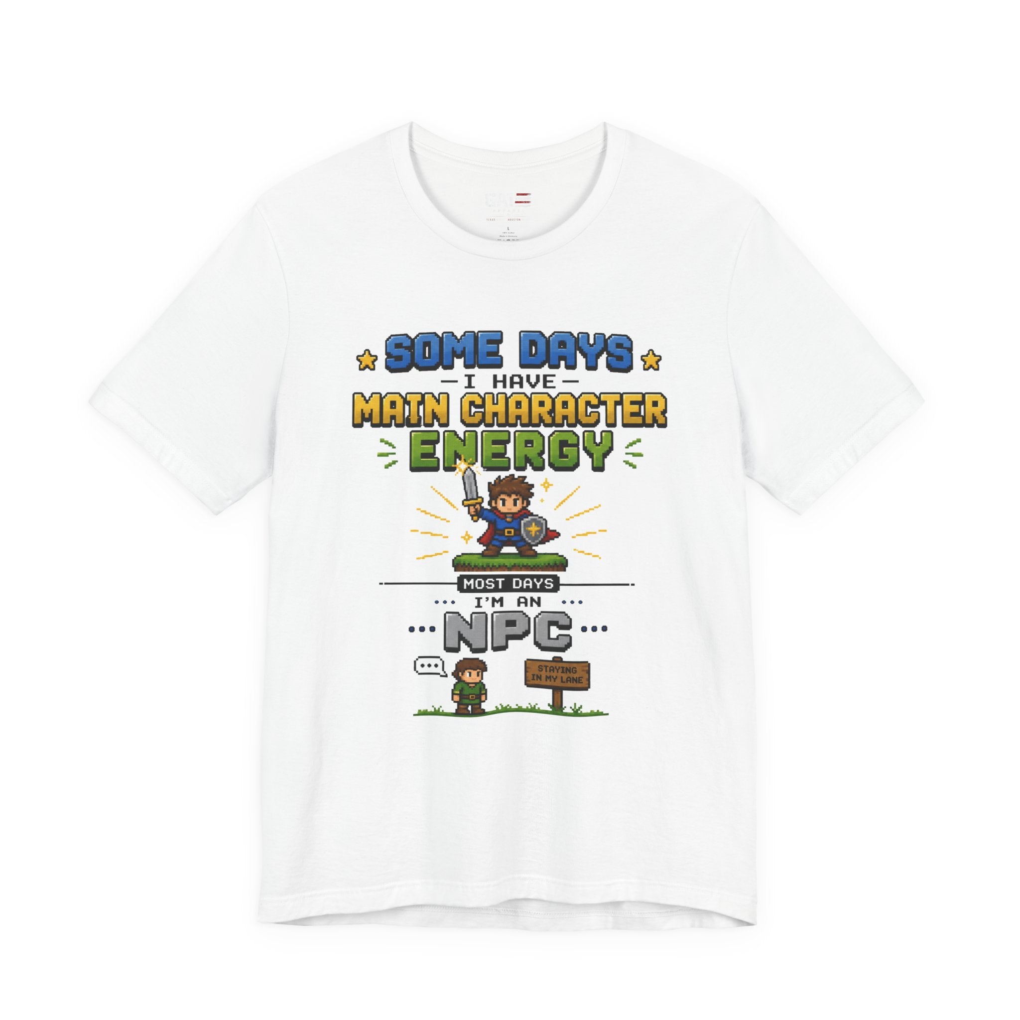 Main Character Energy Shirt | Retro Gaming Tee