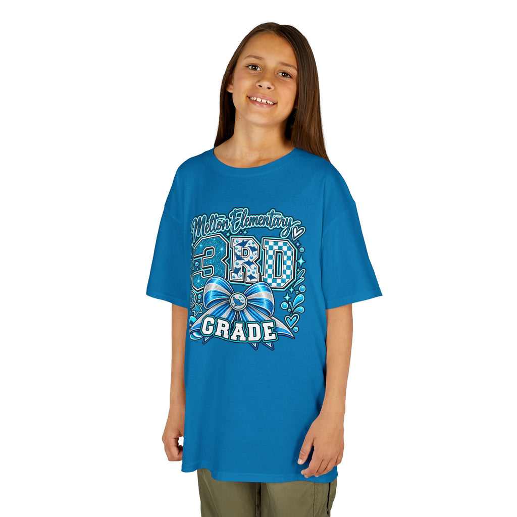 Melton 3rd Grade Kids T‑Shirt — Ribbon Design