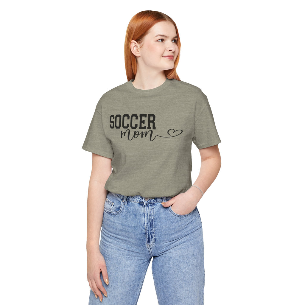 Soccer Mom Tee — Personalized Back Number & Name Soccer Shirt