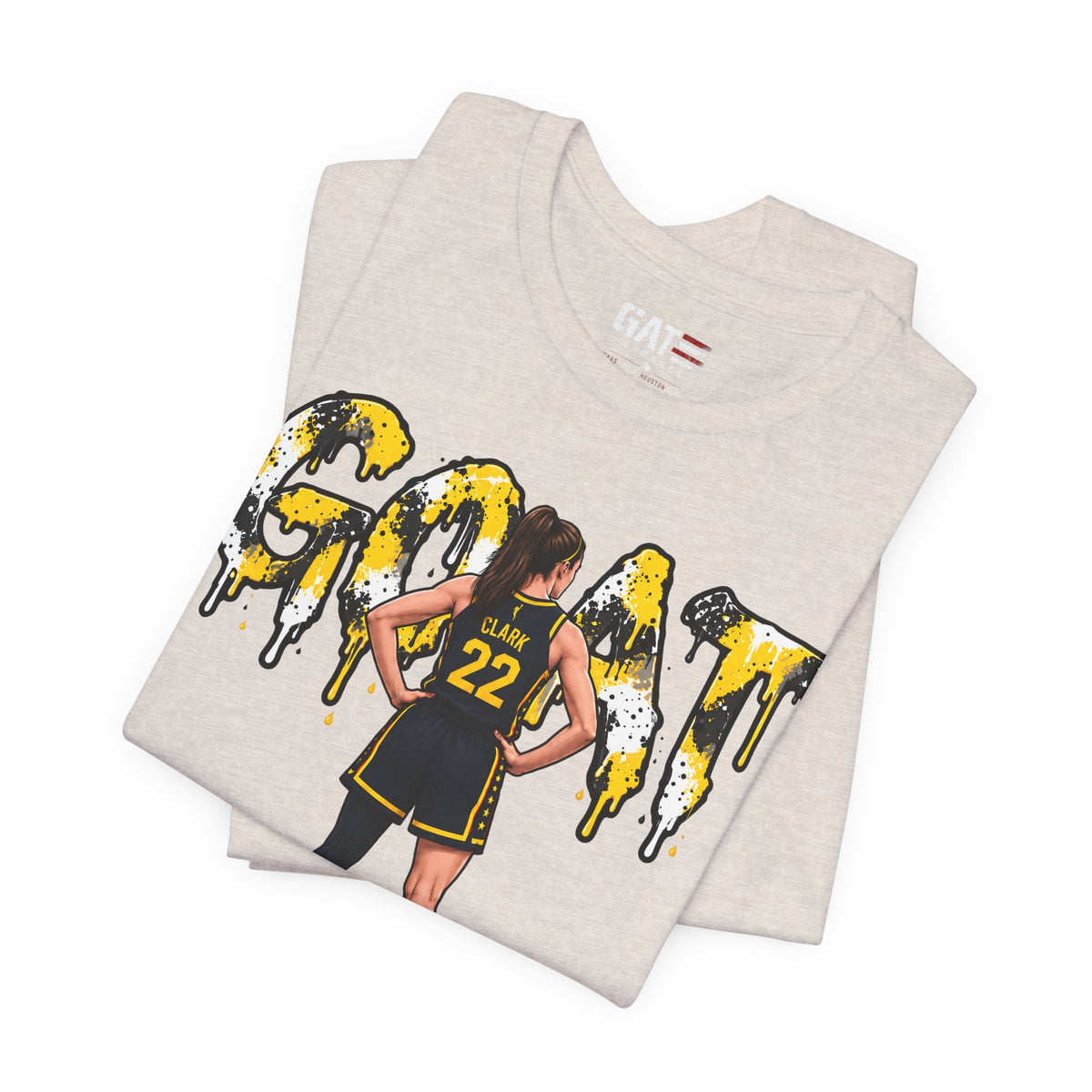 Caitlin Clark Caitlin 1s GOAT Yellow Sneaker Shirt