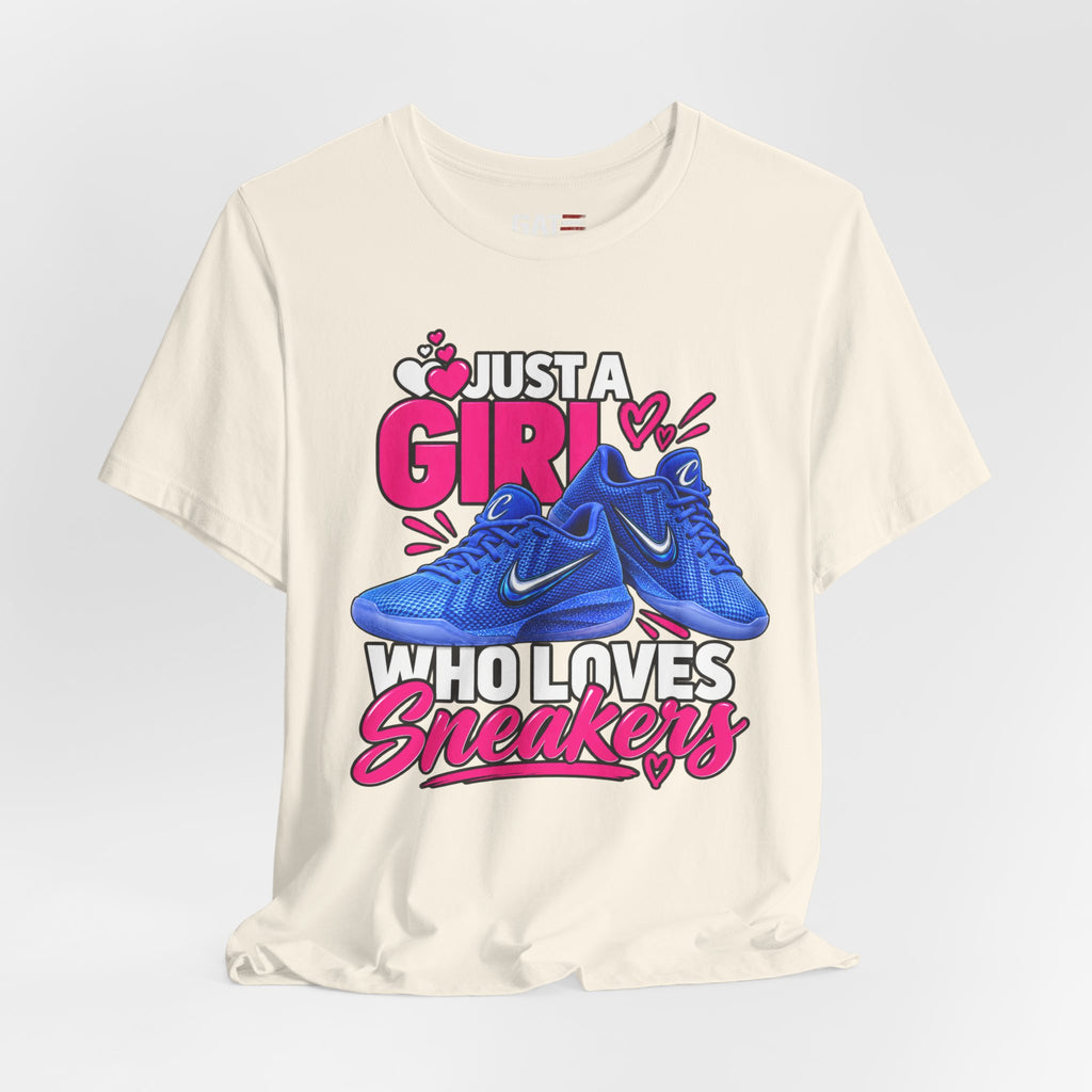 Caitlin Clark Caitlin 1s Just a Girl Sneaker Shirt | Style 1