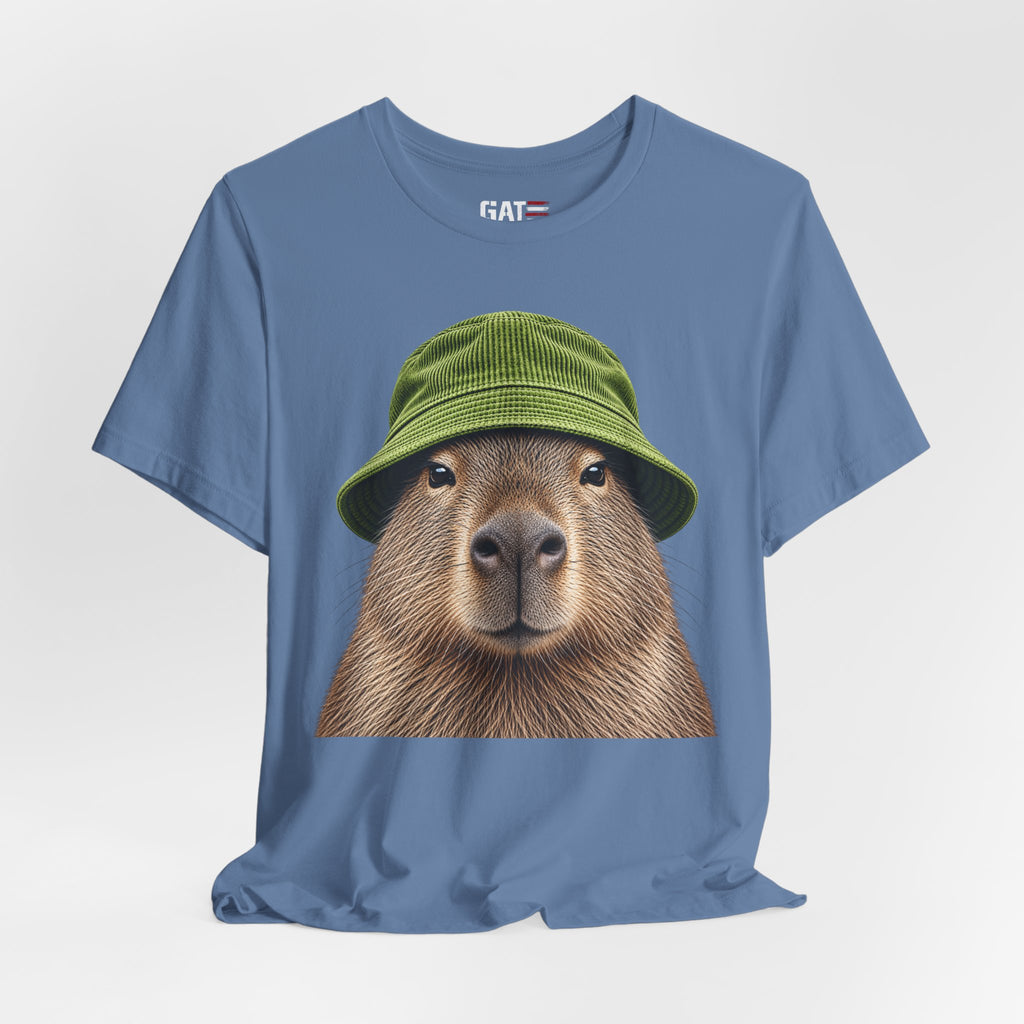 Capybara wearing a beanie graphic T-shirt - alternate product photo 22