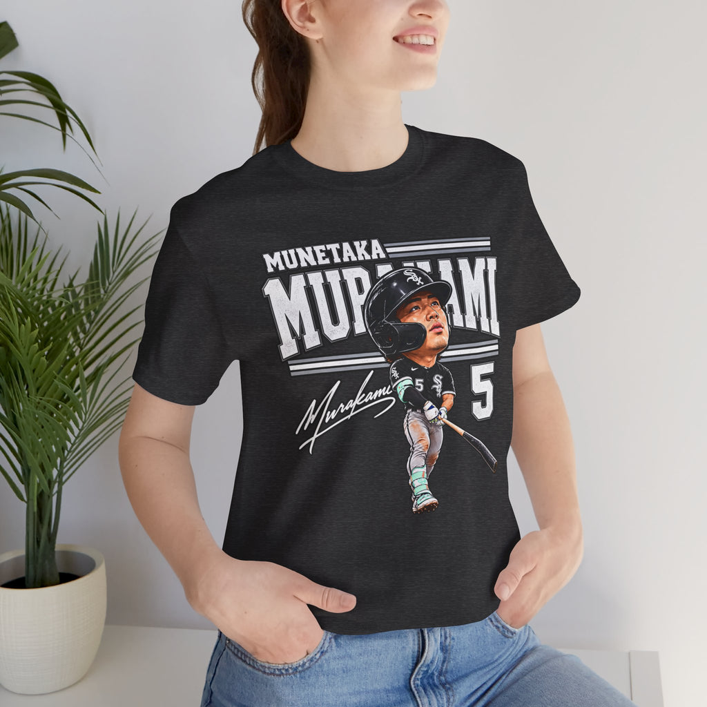 Munetaka Murakami Chicago baseball graphic tee product mockup 10