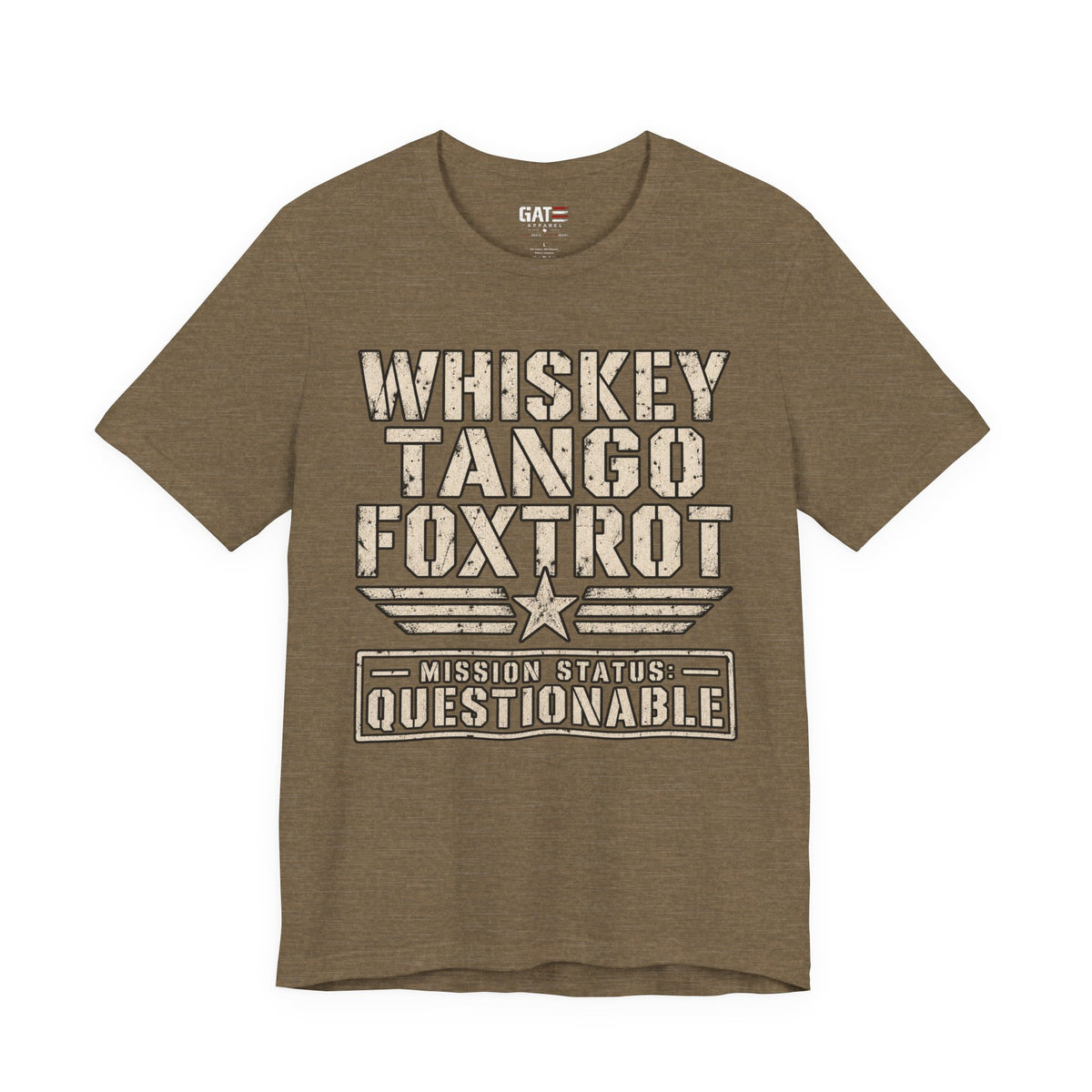 Whiskey Tango Foxtrot Mission Status Questionable Shirt