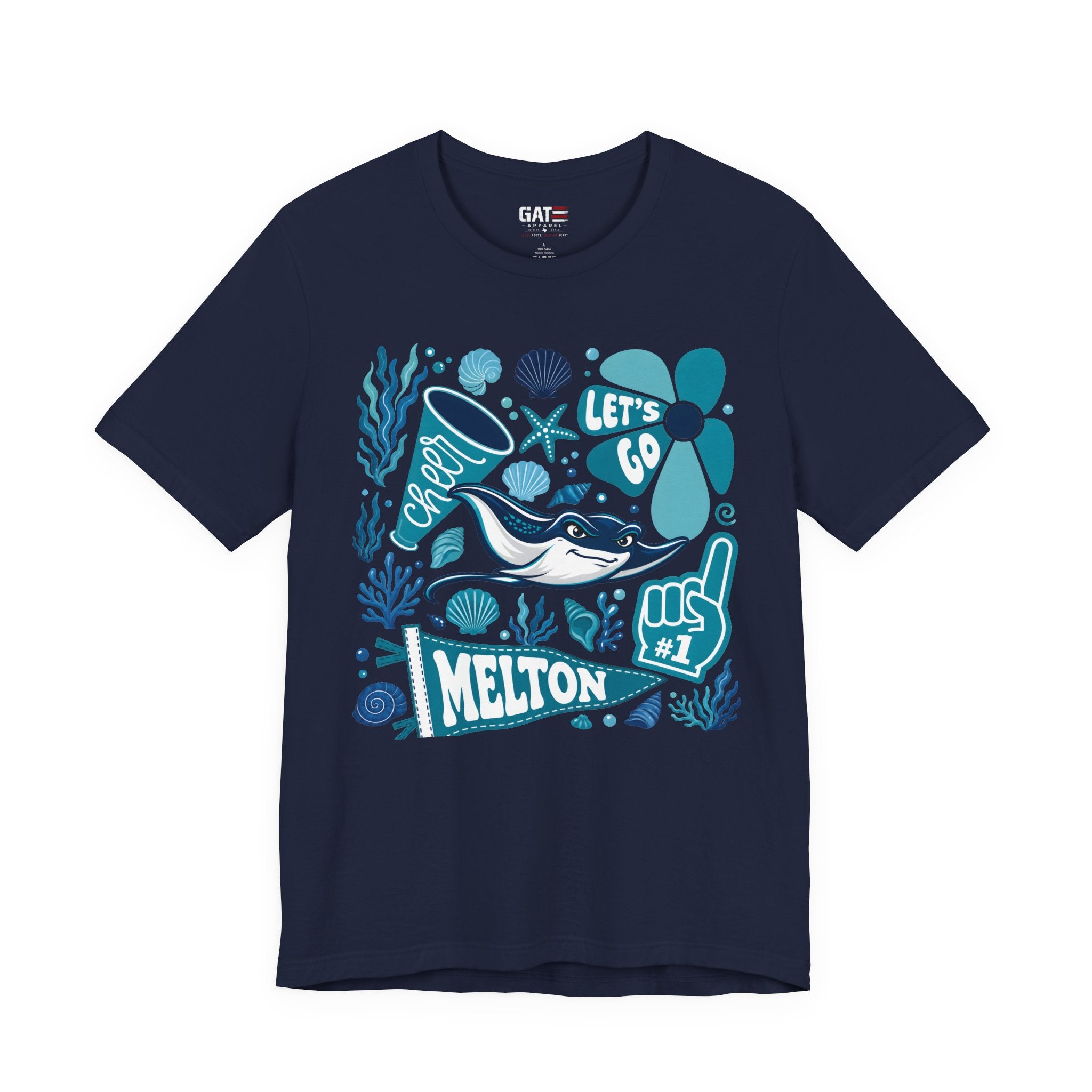Melton Graphic Tee — 'Let's Go' Ocean Adventure T-Shirt