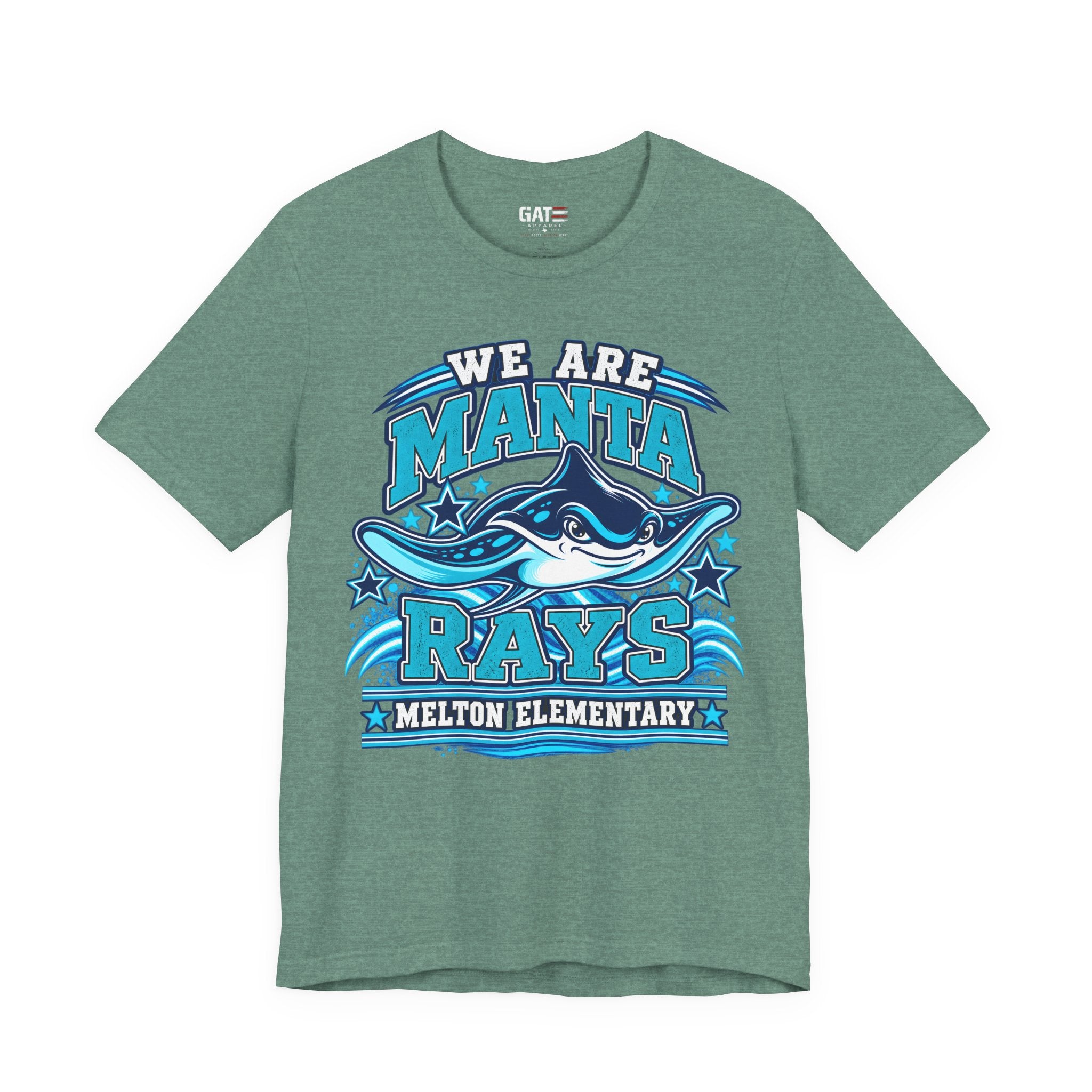 Melton Manta Rays School Tee – "We Are Manta Rays" Melton Elementary Spirit Shirt