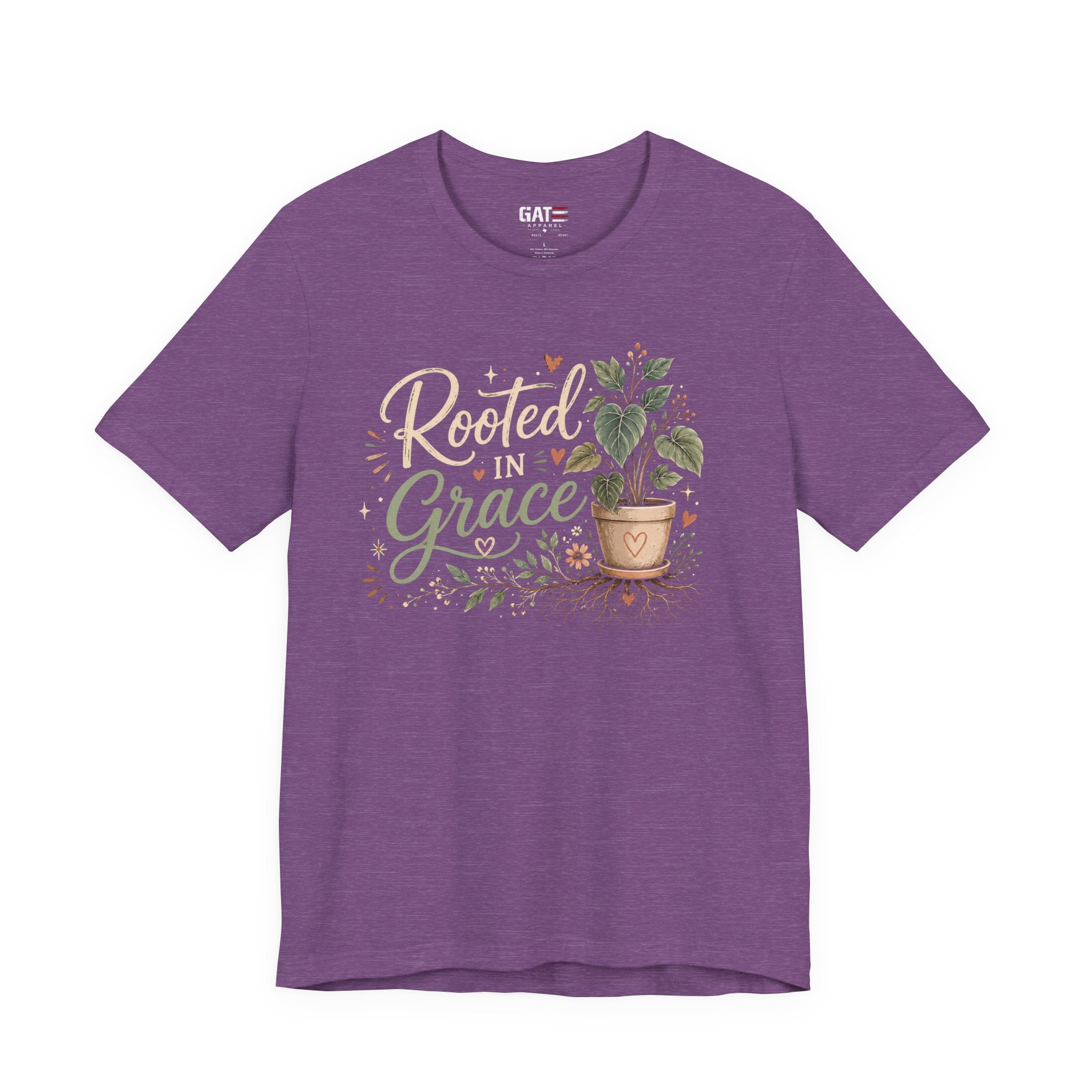 Christian Plant Lover Shirt for Women, Faith Based Gardening Tee, Houseplant Graphic Shirt, Botanical Christian Gift, Plant Mom Apparel