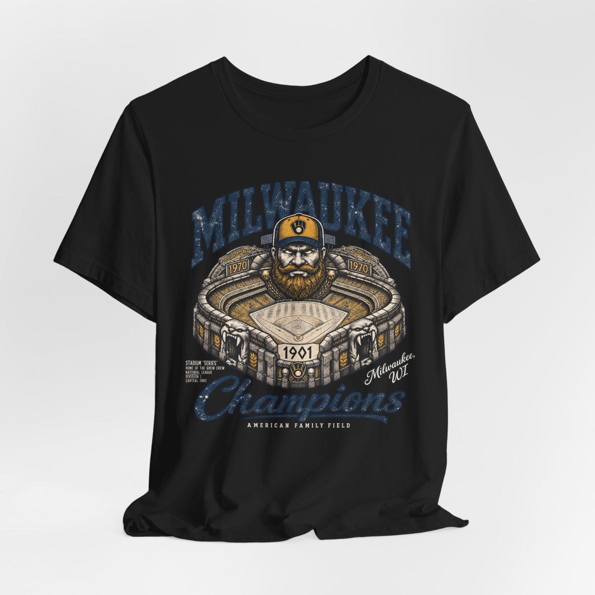 Milwaukee Brewers stadium Champions fan graphic T-shirt - alternate product photo 8