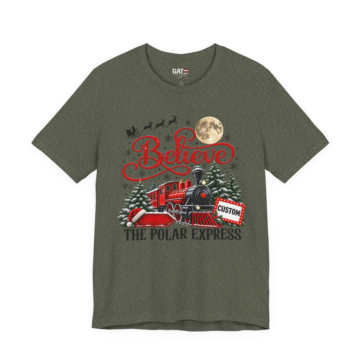 Personalized Polar Express Shirt - product mockup view 8
