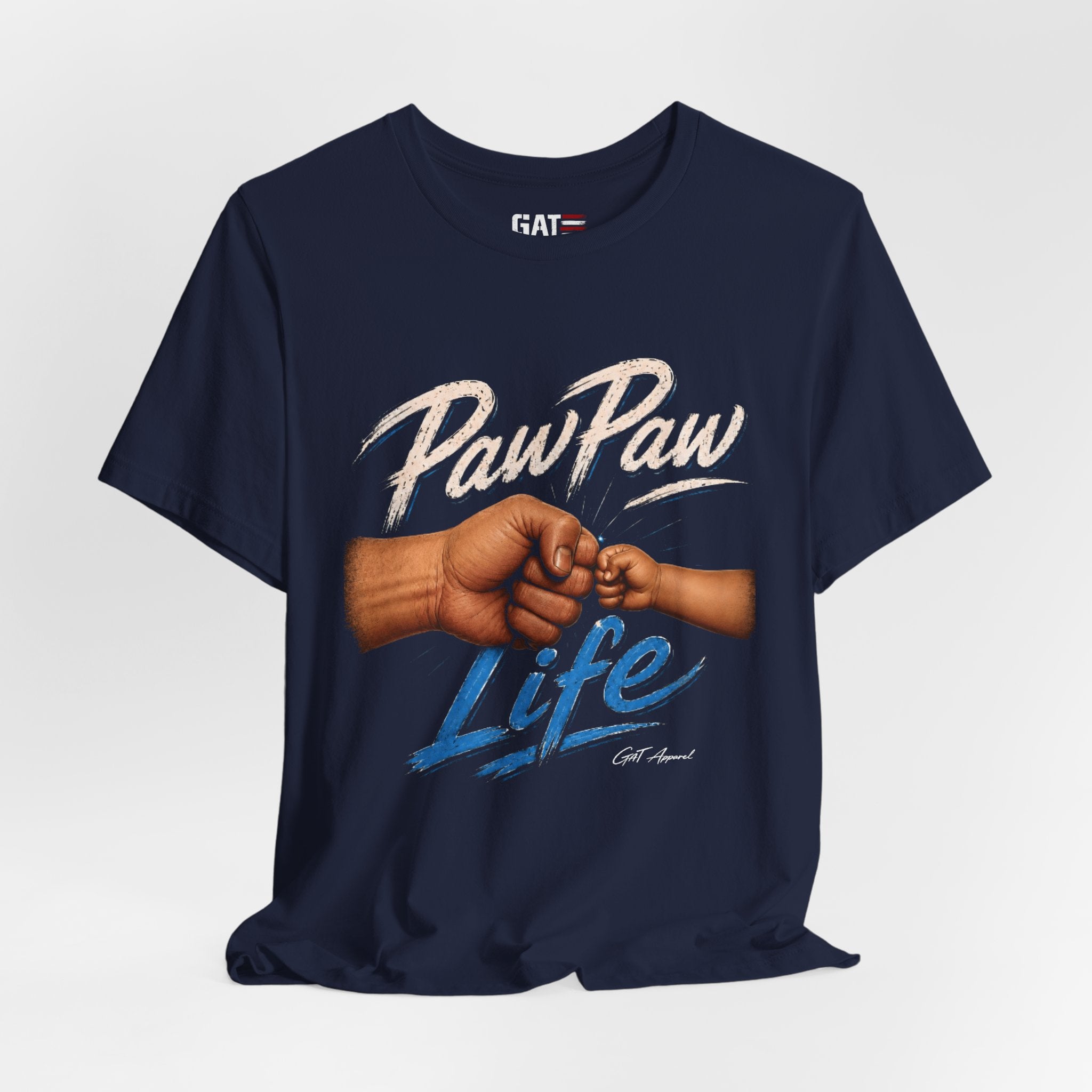 PawPaw Life Tee Style 3 | Grandpa Fist Bump Grandfather Shirt