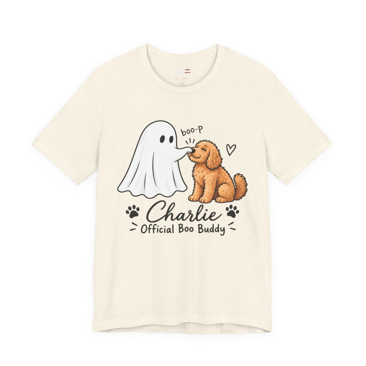 Personalized Ghost Boop Dog Shirt – Custom Pet Photo Halloween Tee