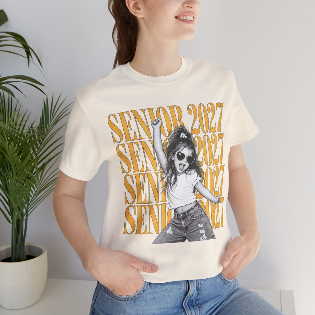 Personalized Senior 2027 Photo Shirt | Graduation Tee