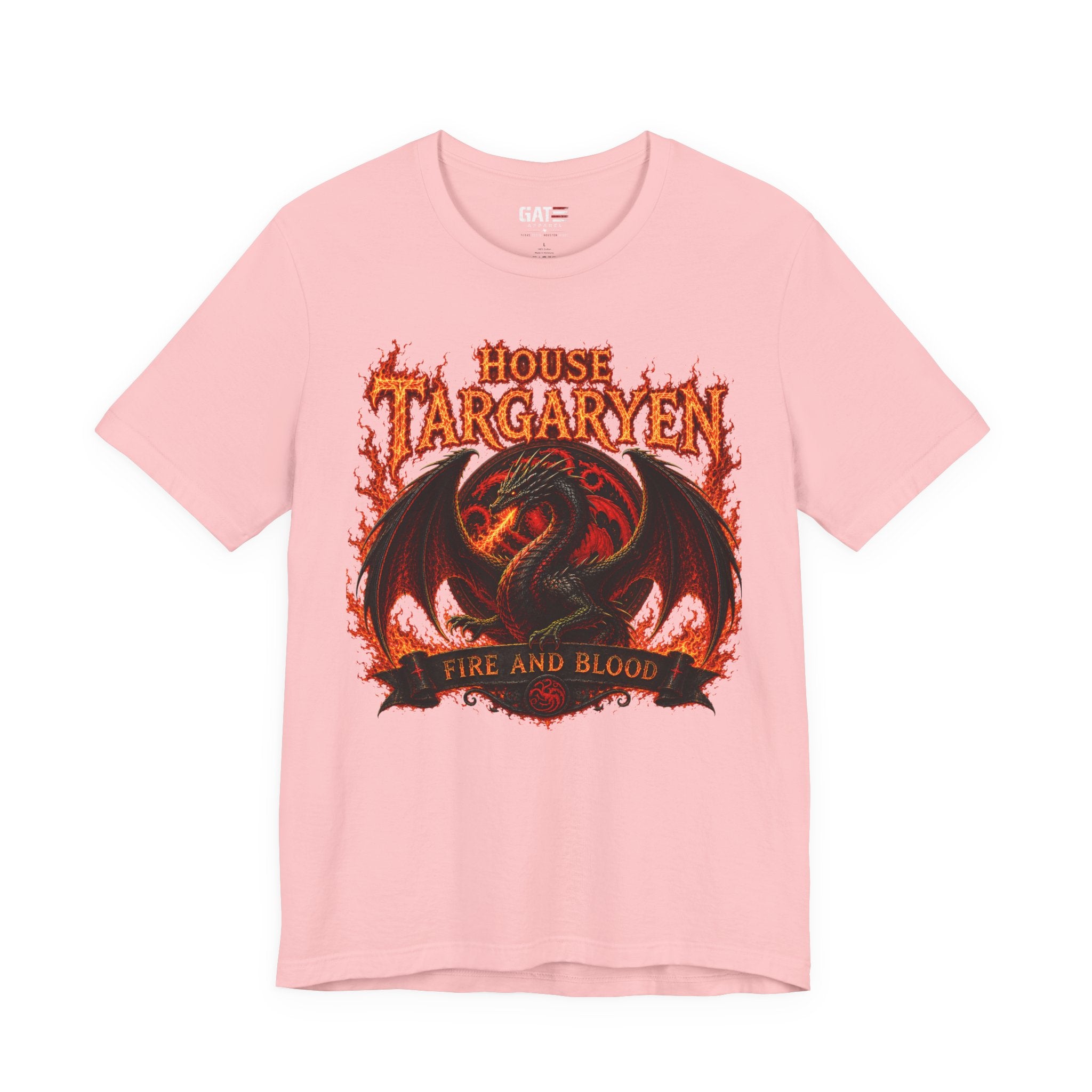 Targaryen Dragon Tee — "House Targaryen: Fire and Blood" Graphic T-Shirt