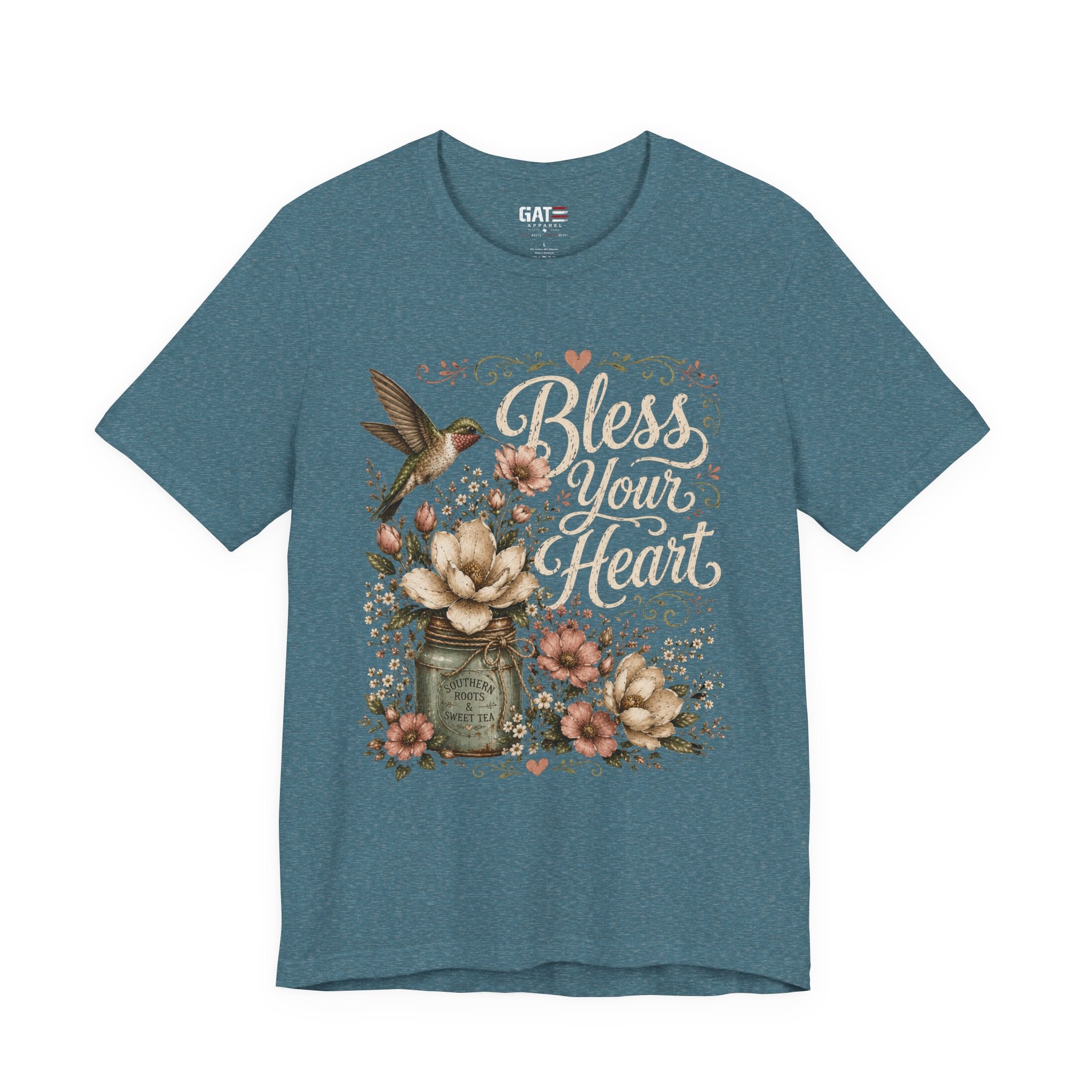Funny Southern Shirt, Bless Your Heart Tee, Southern Humor Graphic Tee, Magnolia Floral Shirt, Country Girl Gift, Farmhouse Style Tee