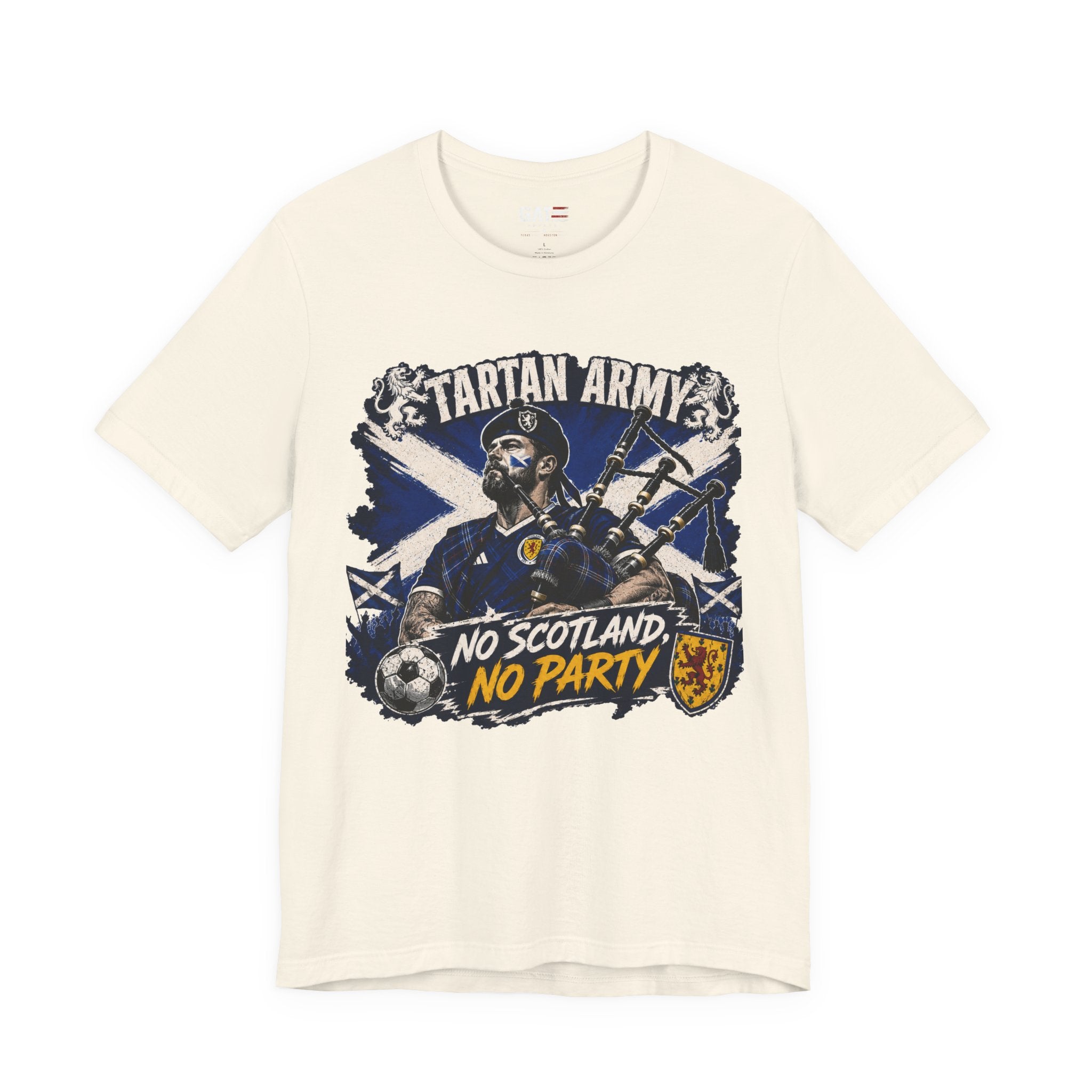 Scotland World Cup Soccer Shirt, Tartan Army Fan Tee, No Scotland No Party Shirt, Scottish Football Supporter Gift
