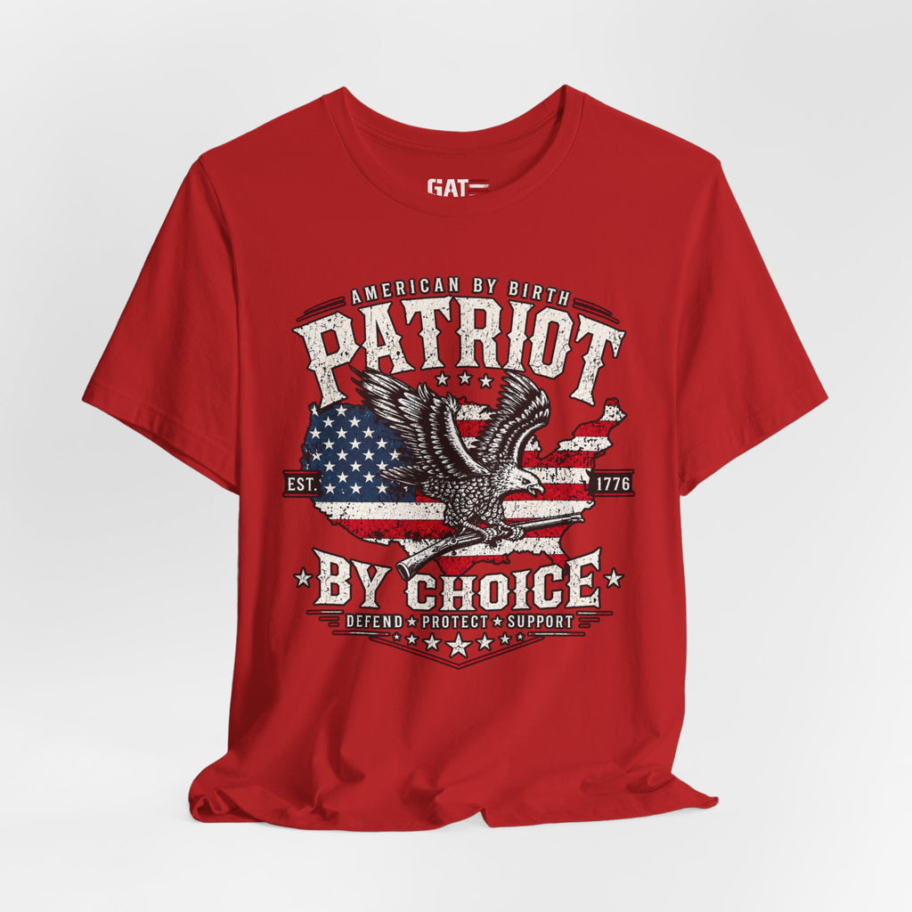 Patriot by Choice Shirt | American Flag Eagle Tee