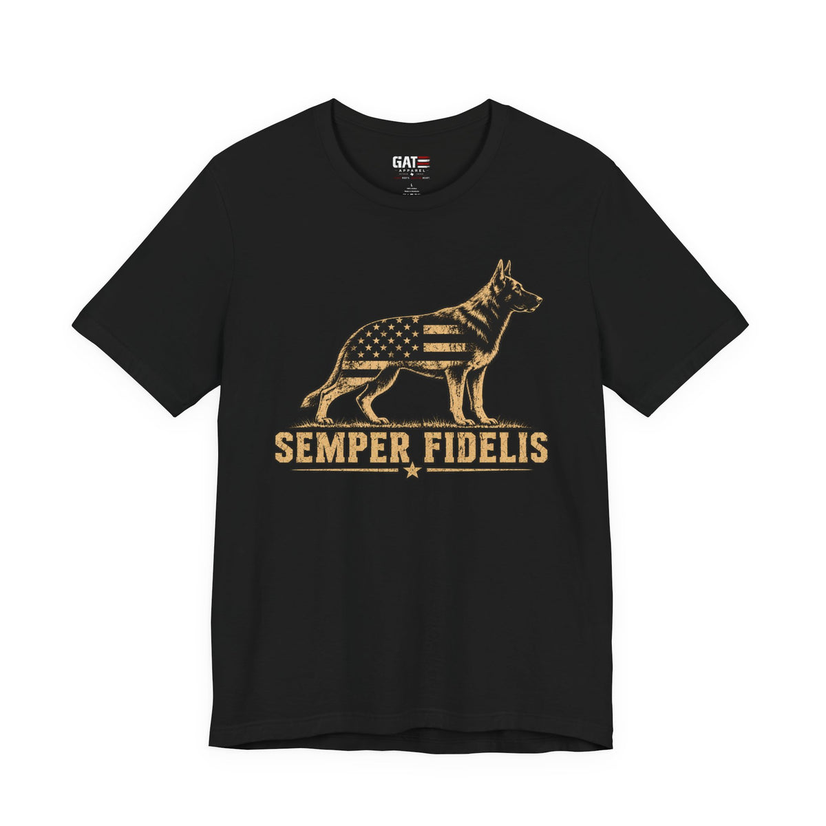 Semper Fidelis German Shepherd Shirt | Military K9 Tee