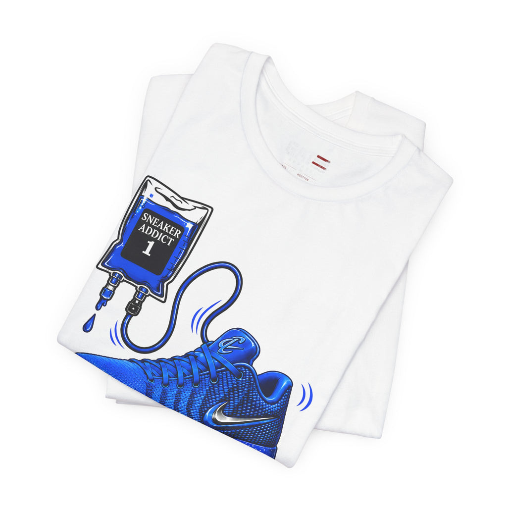Caitlin Clark Caitlin 1s Addict Blue Sneaker Shirt