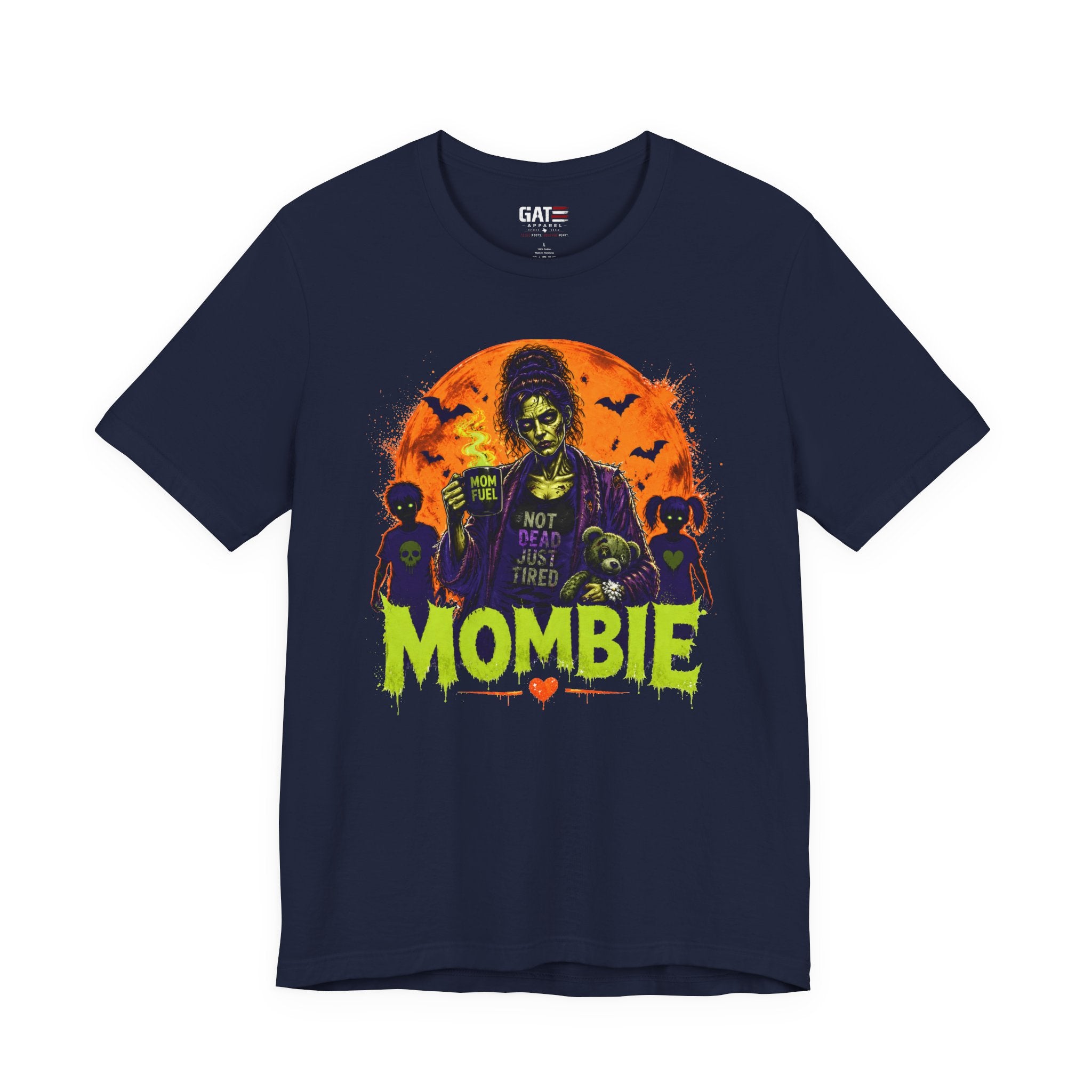 Mombie Halloween T-Shirt — 'Not Dead Just Tired' Mom Zombie Tee