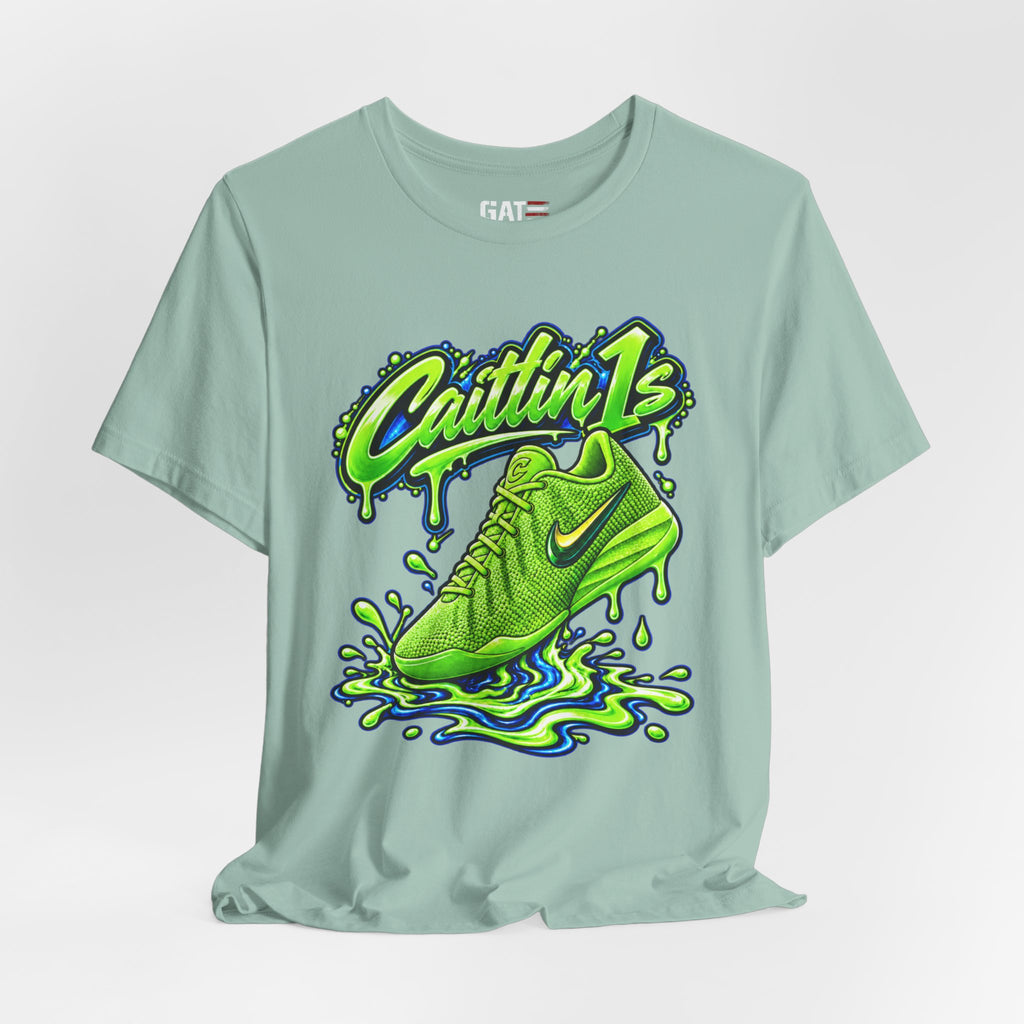 Caitlin Clark Caitlin 1s Electric Green Sneaker Shirt