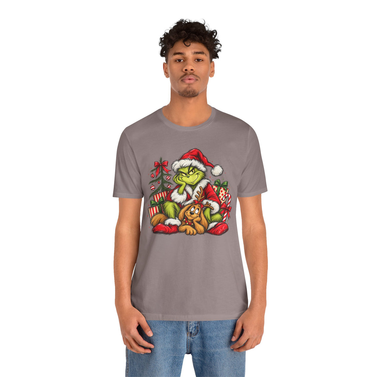 Grinch Christmas Graphic T-Shirt - product mockup view 25