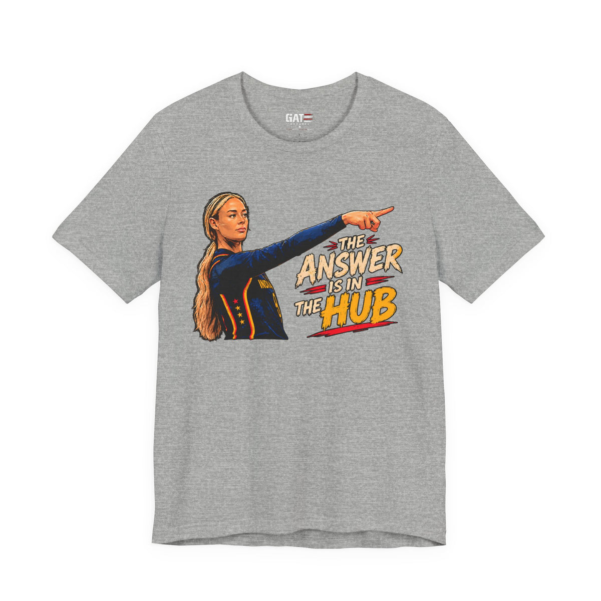The Answer Is In The Hub Shirt | School Graphic Tee