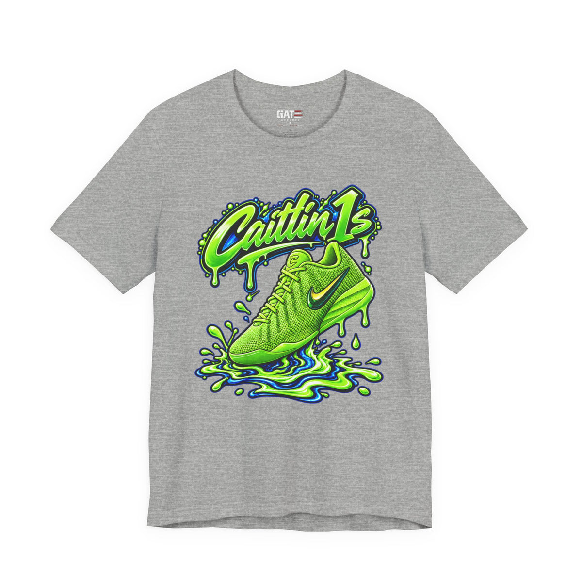 Caitlin Clark Caitlin 1s Electric Green Sneaker Shirt