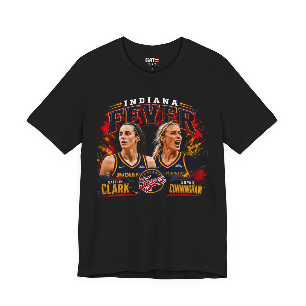 Indiana Fever Caitlin Clark & Sophie Cunningham Basketball Tee