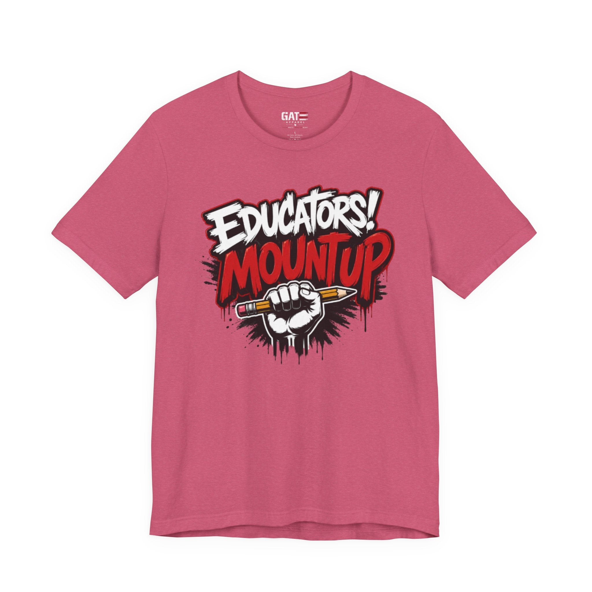 Educators Mount Up T-Shirt — Teacher Pride Graphic Tee