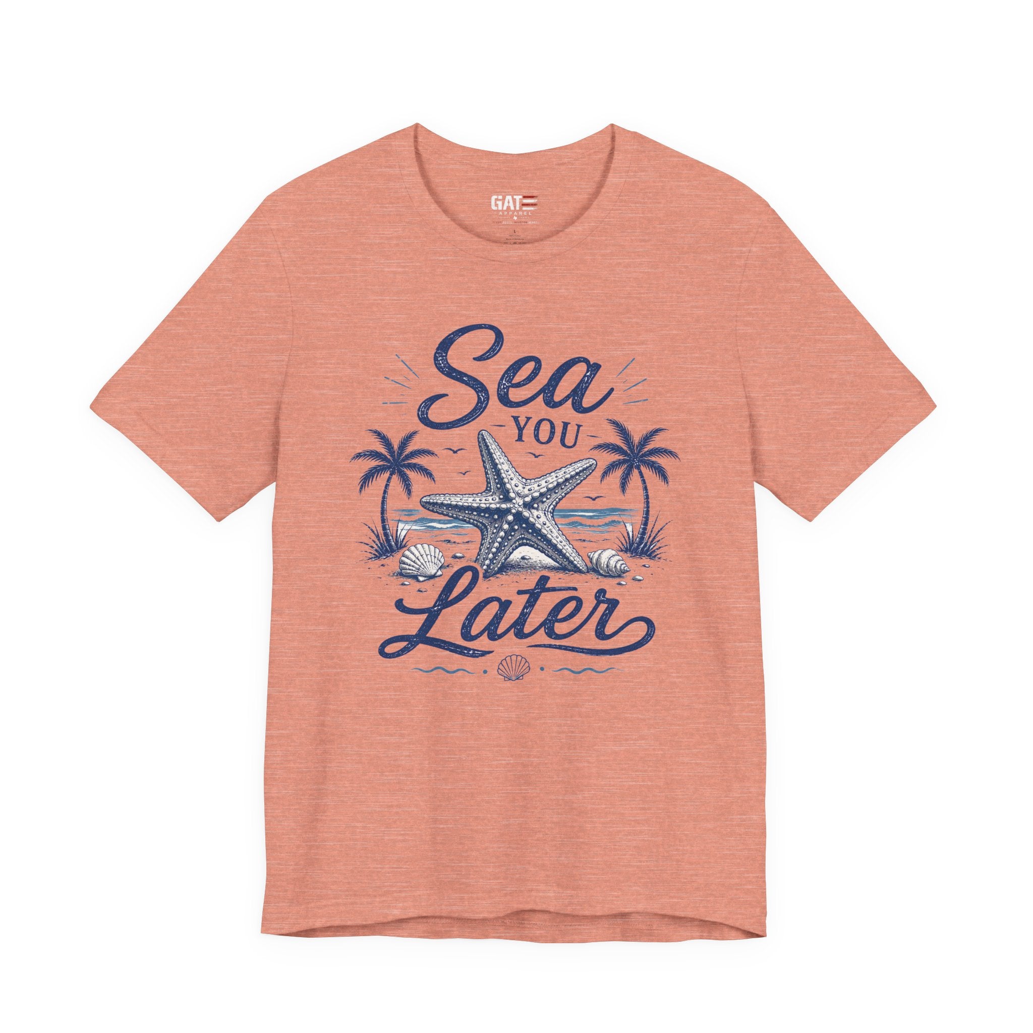 Sea You Later T-Shirt – Nautical Starfish Beach Tee