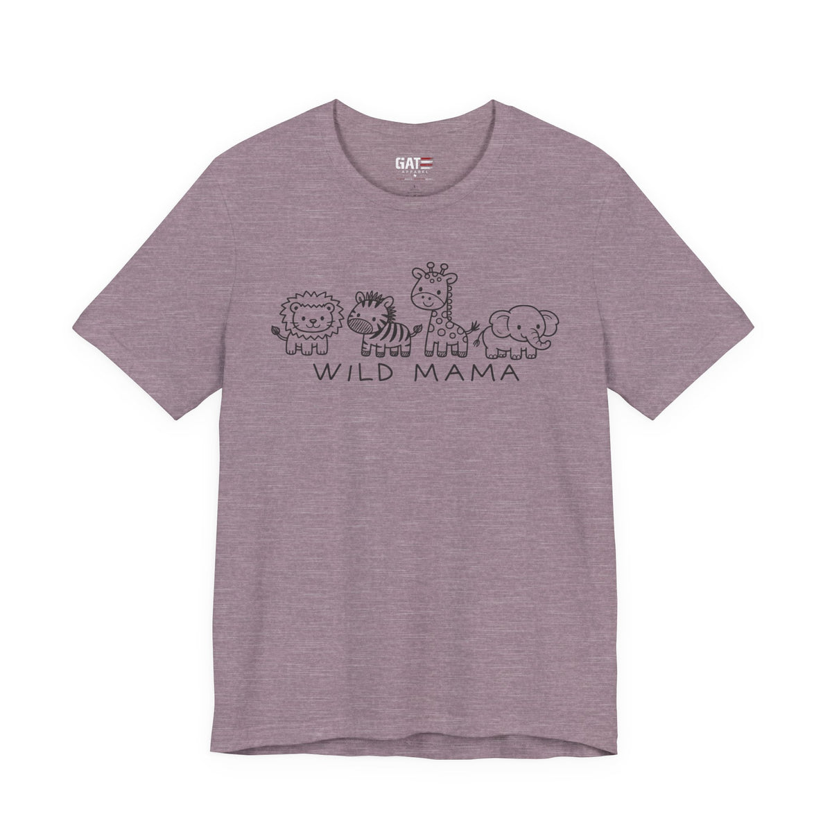 Wild Mama T-Shirt – Cute Baby Animal Graphic Tee for Moms - product image 13