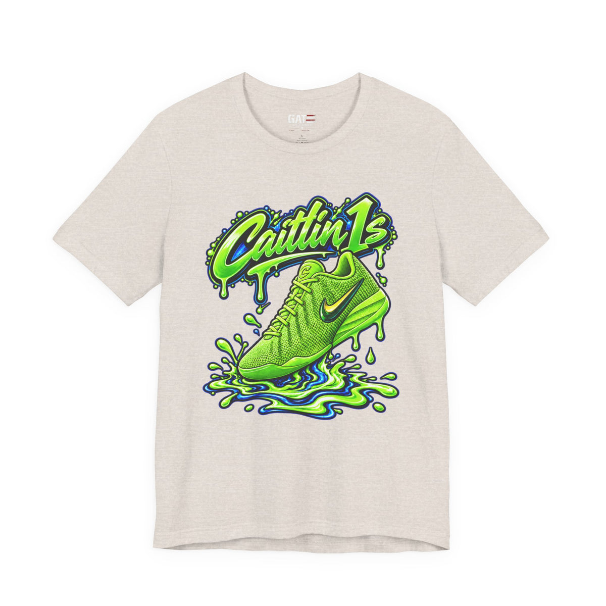 Caitlin Clark Caitlin 1s Electric Green Sneaker Shirt