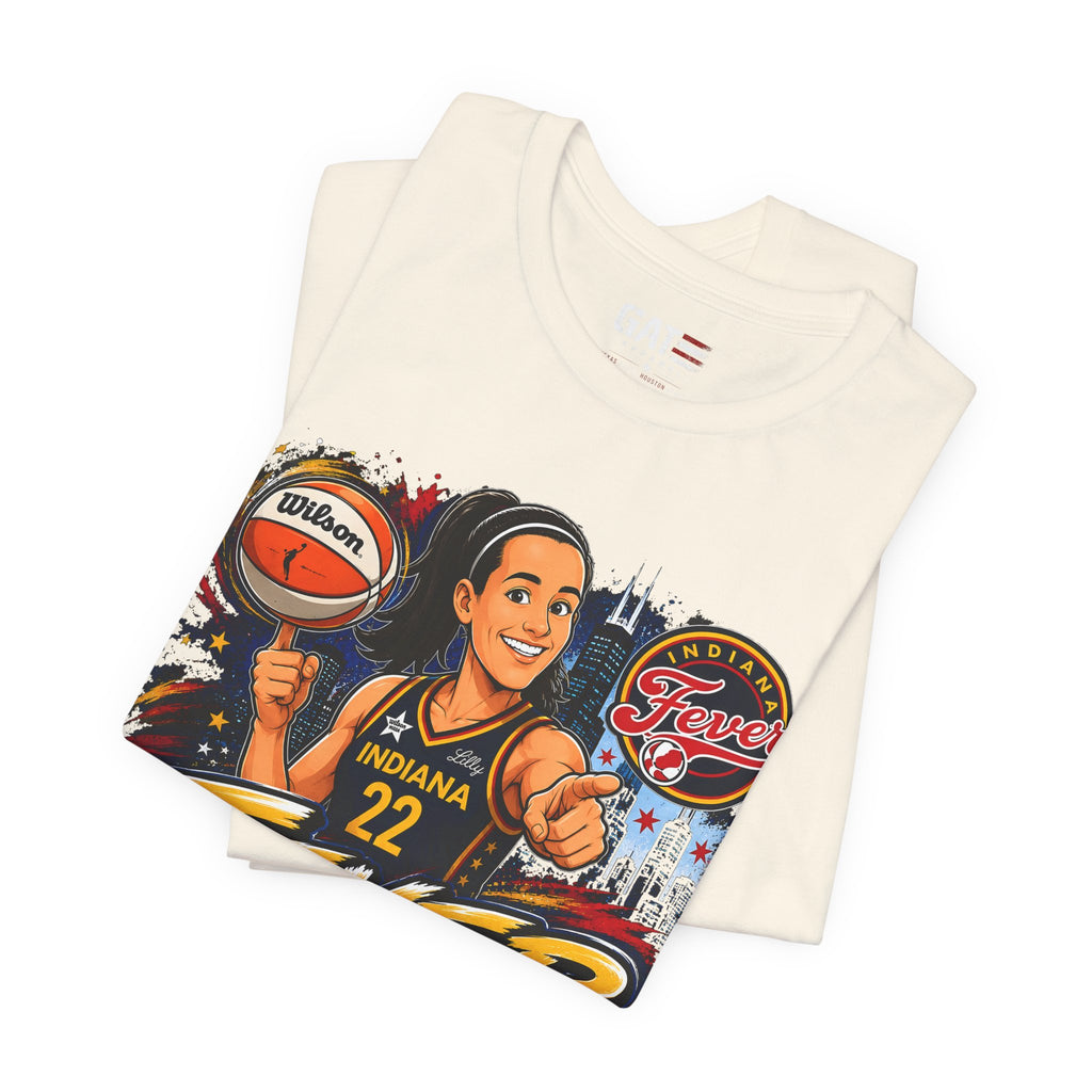 Caitlin Clark Indiana Fever #22 T-Shirt Fever Up WNBA Basketball Graphic Tee