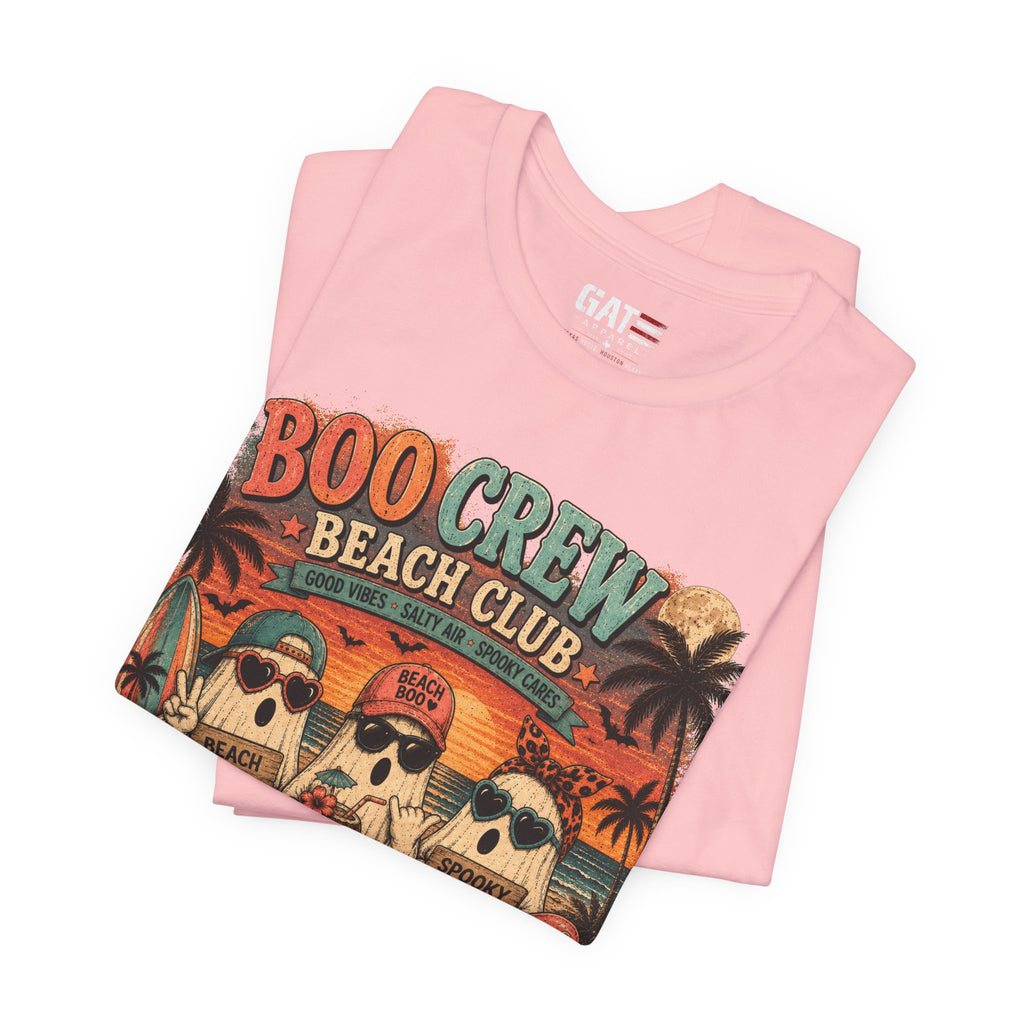 Summerween Shirt, Spooky Beach Shirt, Ghost Beach Tee, Halloween Beach Shirt, Coastal Halloween Tee, Tropical Ghost Shirt