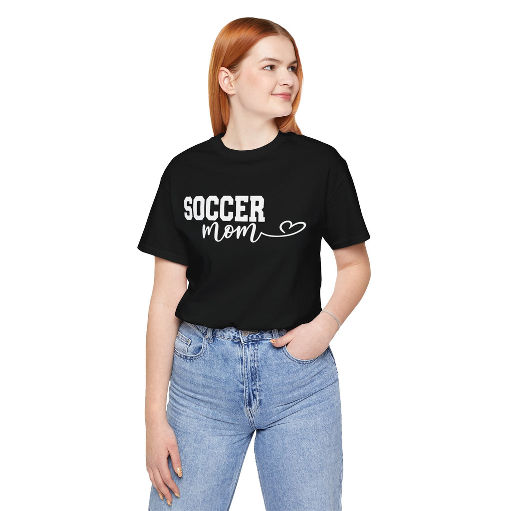 Soccer Mom Tee — Personalized Back Number & Name Soccer Shirt