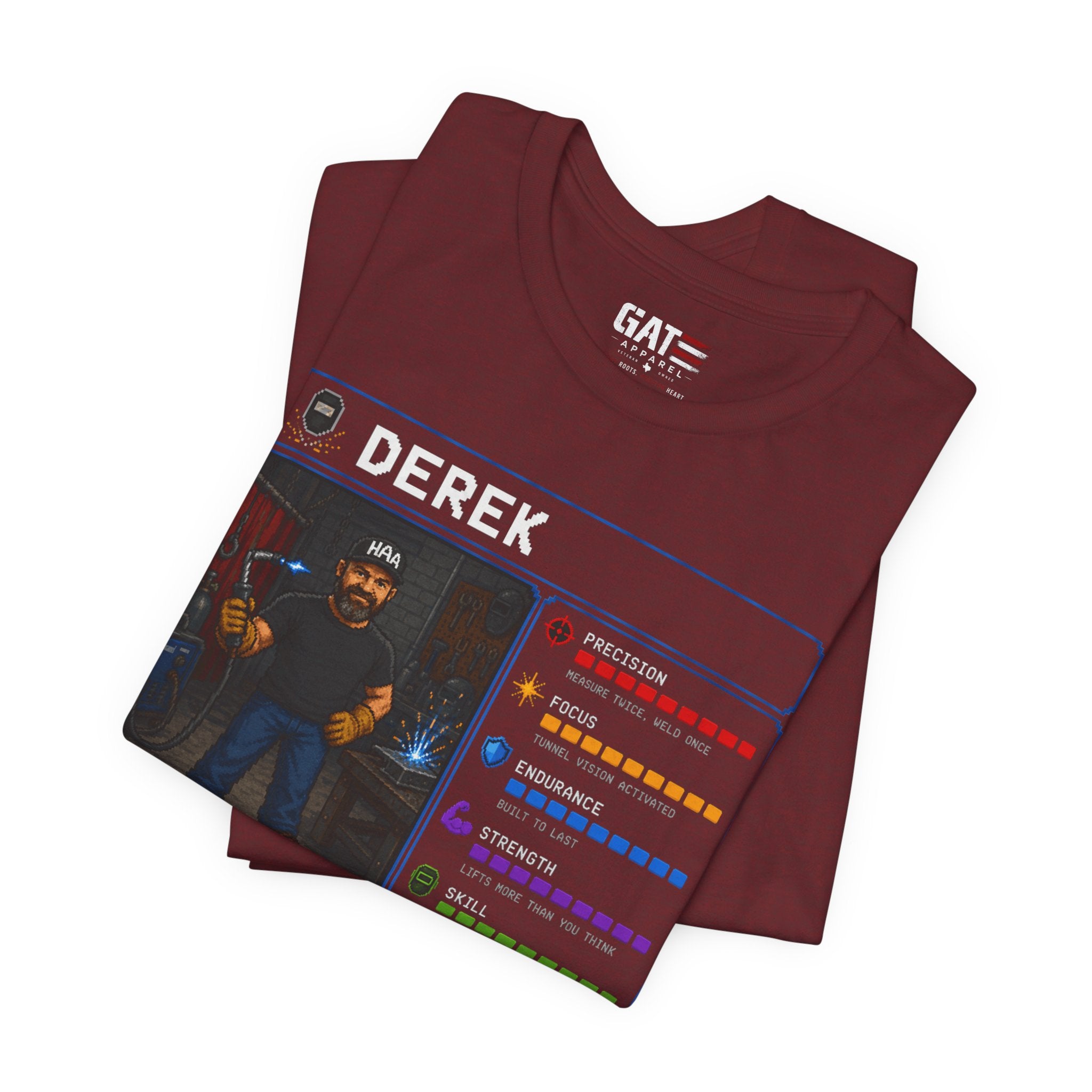 Custom Welder RPG Character Shirt| Personalized Welding Gift